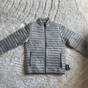 Eddie Bauer Silver Puffer Jacket